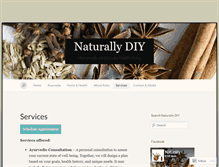 Tablet Screenshot of naturallydiy.com